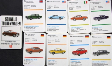 Bielefelder Spielkarten "Schnelle Tourenwagen" Cardgame 1969 (2236)